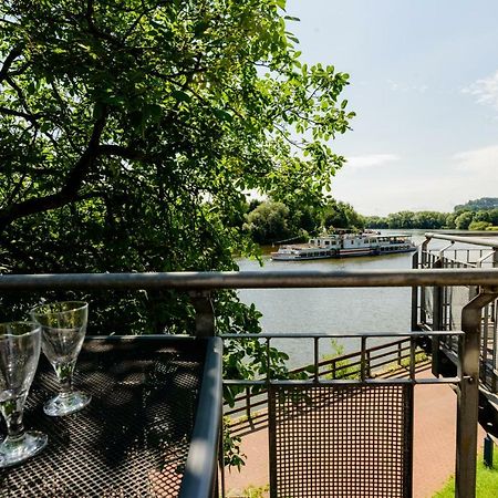 Weserwohnung - Bootshaus Urlaub Am Wasser Хамельн Экстерьер фото